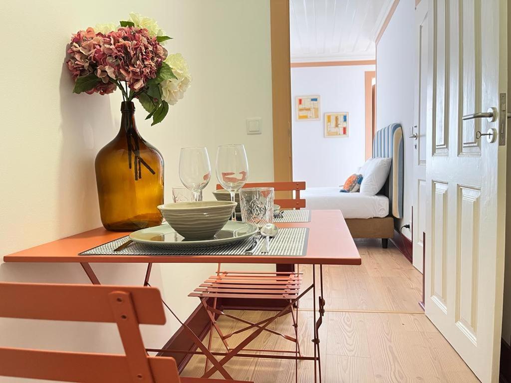 Appartamento Casa Rosa Com Ac Coimbra Esterno foto